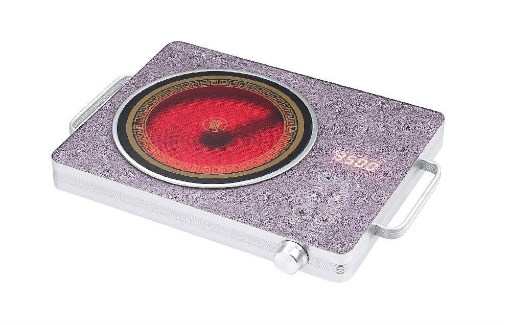 Professional 2200W Infrared Cooker Knob Control New Model Stainless Steel Electric Stove Countertop for Household  Use