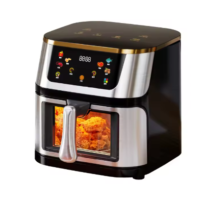 Modern 12L Stainless Steel Air Fryer Large Capacity Electric Oven with Touch Screen Multifunctional Cross-Border Electric Fryer