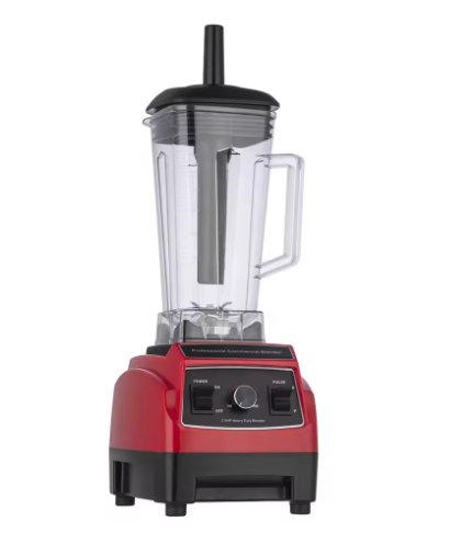 Commercial 110V 220V Red Multi-Function Professional Blender Variable Speed Food Processor for Household Hotel Use US Plastic