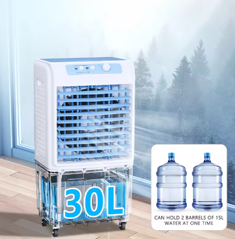 30L Water Capacity Home Lowest Price Portable Evaporative Room Air Cooler 220V Low Price Industrial Big Floor Standing